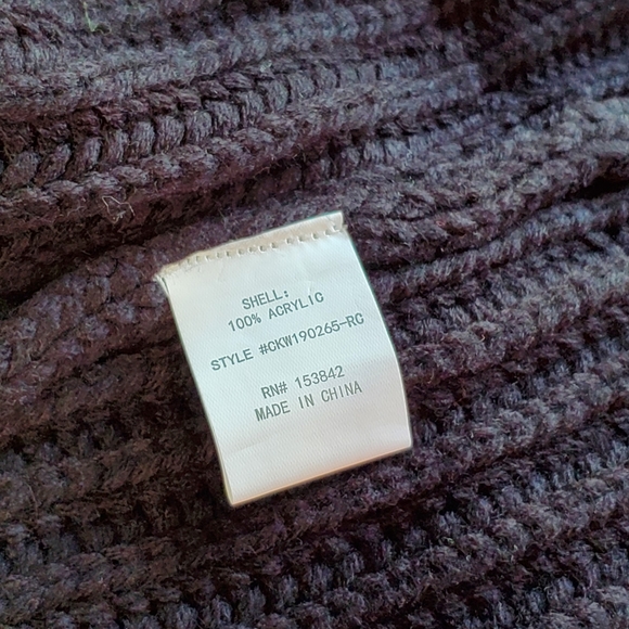 CODE X MODE Black Knit Open Long Sleeve Cardigan - Picture 6 of 6